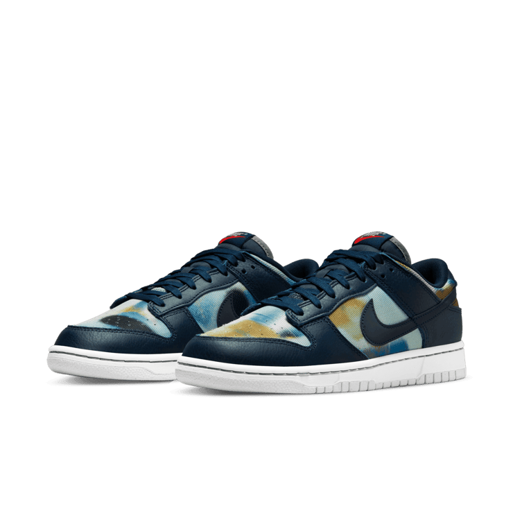 Nike Dunk Low Graffiti Blue Angle 2