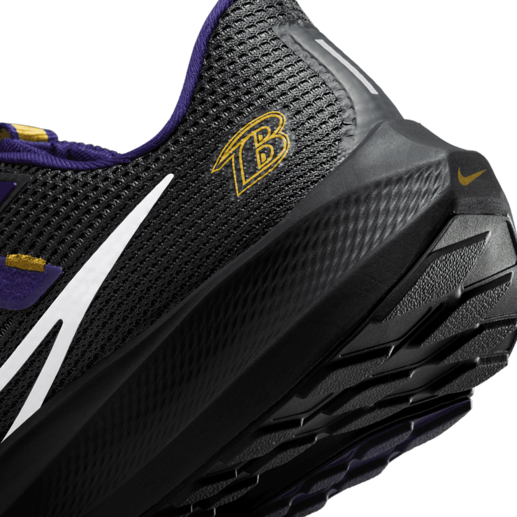 Nike NFL x Air Zoom Pegasus 40 'Baltimore Ravens' Angle 6