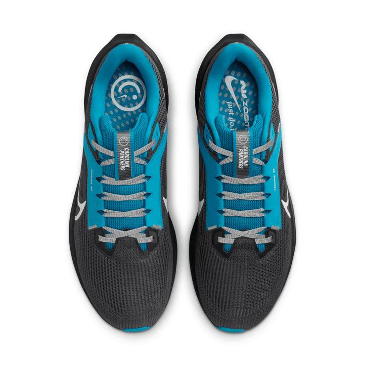 Nike NFL x Air Zoom Pegasus 40 'Carolina Panthers' Angle 2