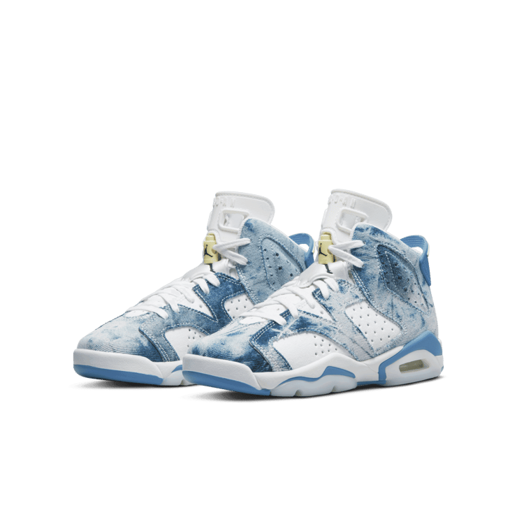 Jordan 6 Retro Washed Denim (GS) Angle 2