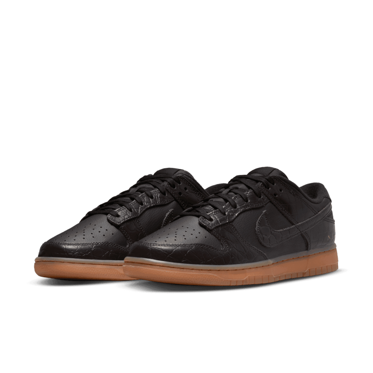 Nike Dunk Low SE Brown Croc Angle 2