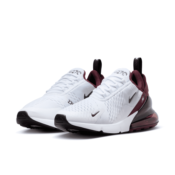 Nike Air Max 270 'White Night Maroon' Angle 3