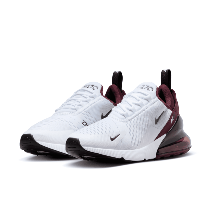 Nike Air Max 270 'White Night Maroon' Angle 3