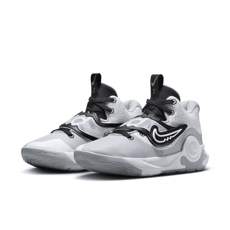 Nike KD Trey 5 X 'Wolf Grey' Angle 3