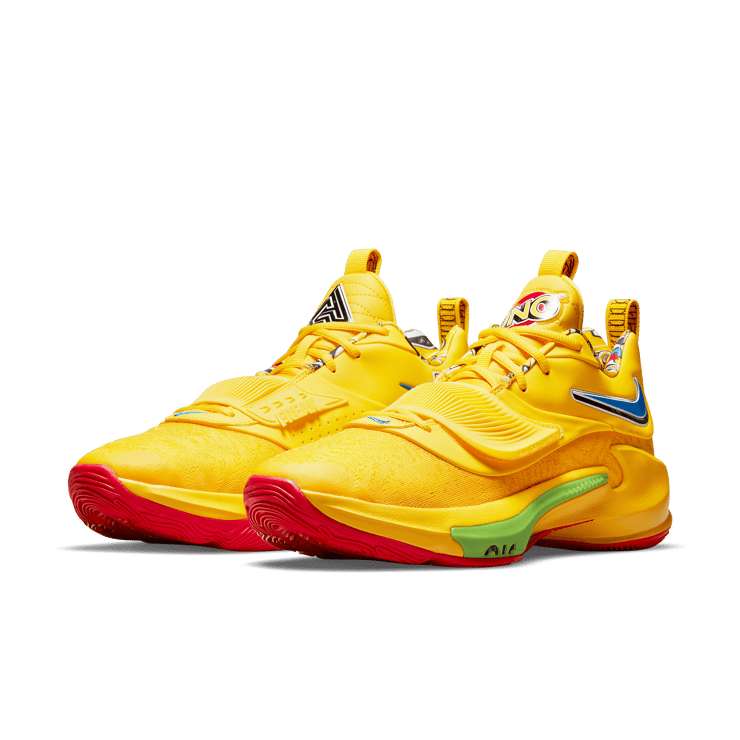 Nike Zoom Freak 3 NRG Uno Yellow Angle 2