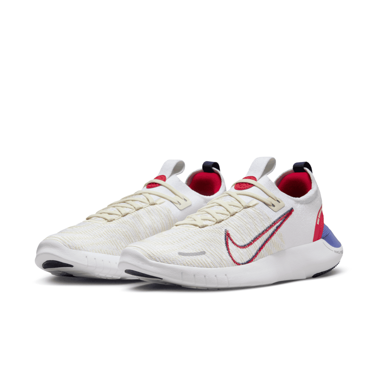 Nike Free RN Next Nature 'White University Red' Angle 3