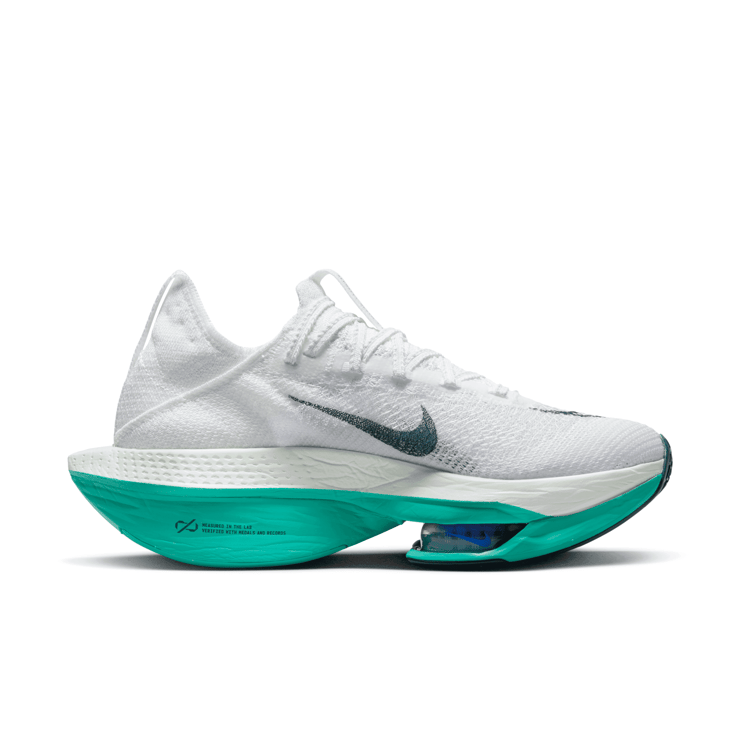 Nike Air Zoom Alphafly NEXT% 2 'White Deep Jungle' (W) Angle 1
