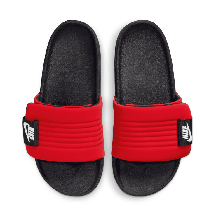 Nike Offcourt Adjust Slide 'University Red Black' Angle 3