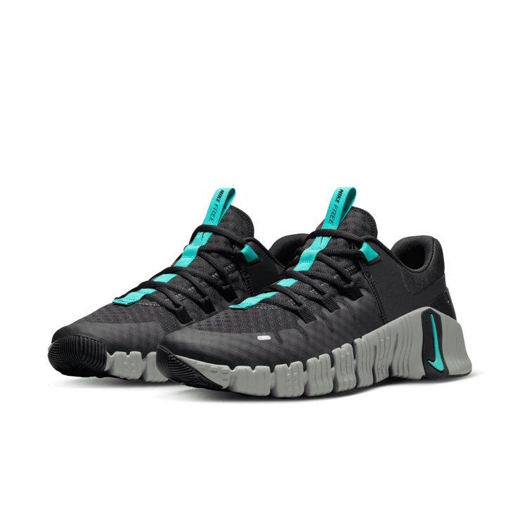 Nike Free Metcon 5 TB 'Black Clear Jade' Angle 4