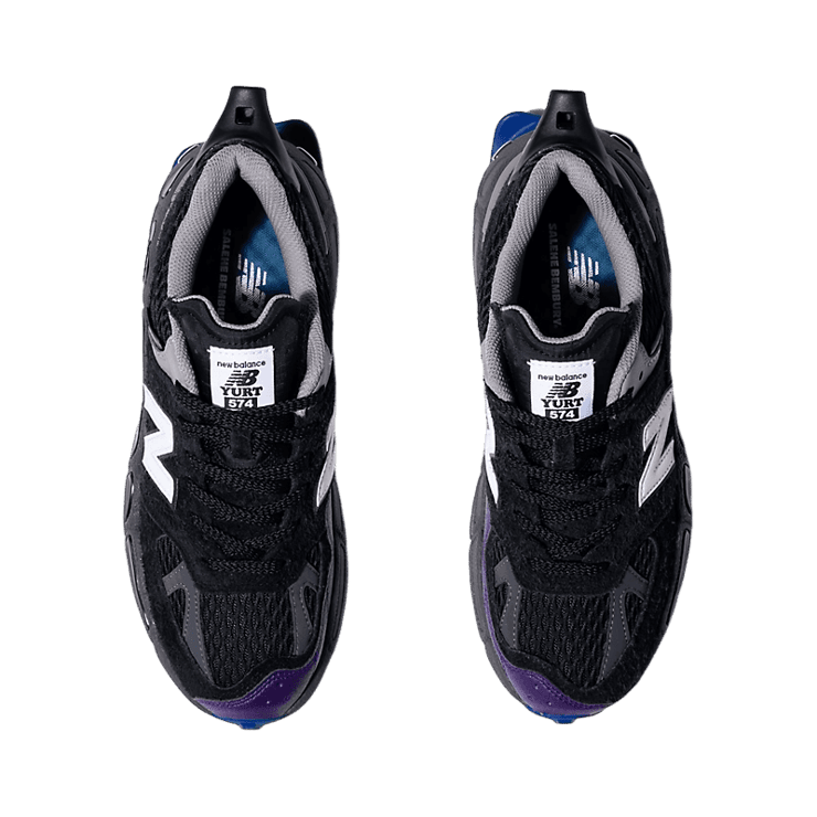 New Balance Salehe Bembury 574 Yurt Black Angle 1