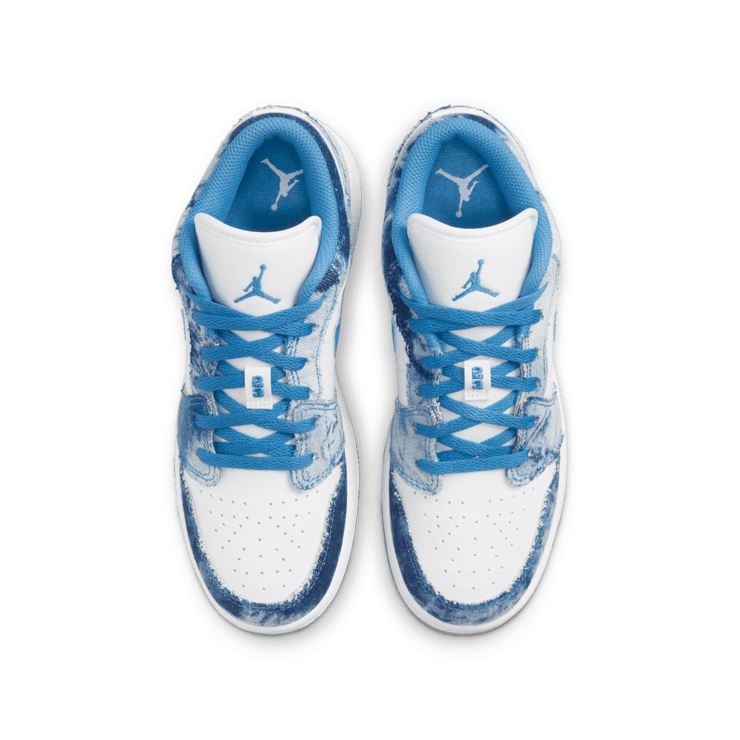 Jordan 1 Low Washed Denim (GS) Angle 1