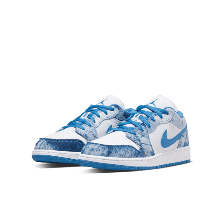 Jordan 1 Low Washed Denim (GS) Angle 2