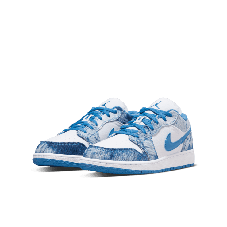 Jordan 1 Low Washed Denim (GS) Angle 2