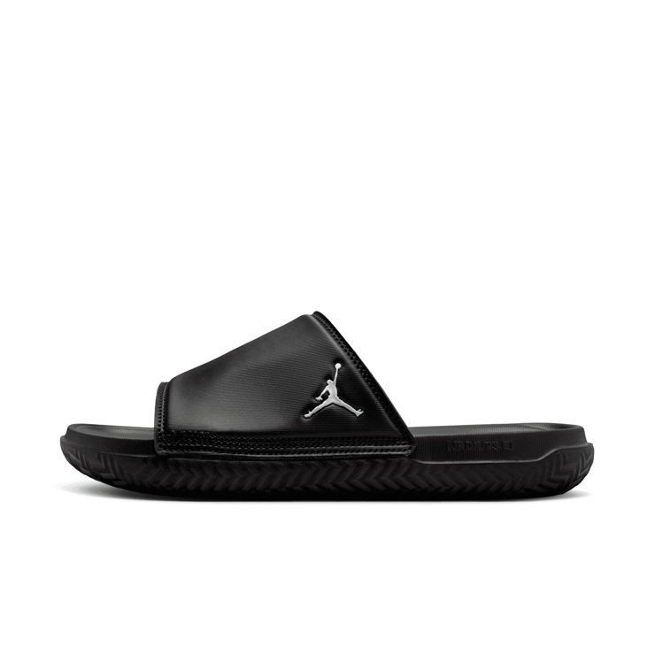 Jordan Play Slide 'Black Metallic Silver' Angle 0
