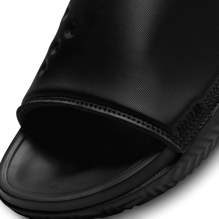 Jordan Play Slide 'Black Metallic Silver' Angle 4