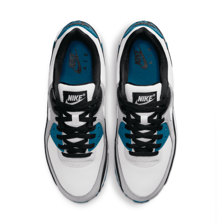 Nike Air Max 90 'Black Teal Blue' Angle 2