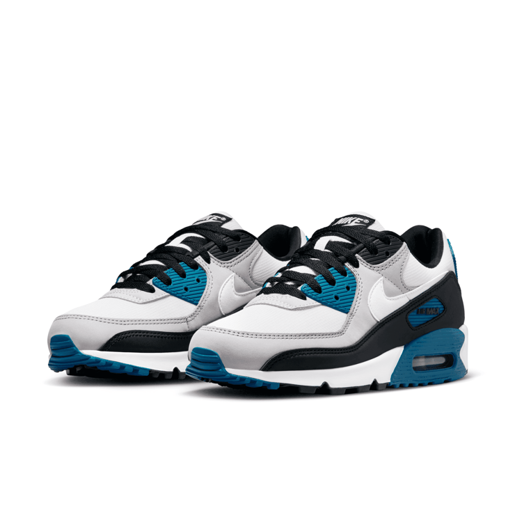 Nike Air Max 90 'Black Teal Blue' Angle 3