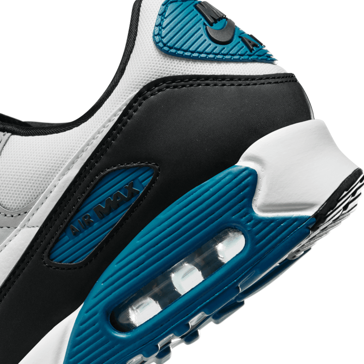 Nike Air Max 90 'Black Teal Blue' Angle 6