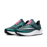 Nike Air Zoom Pegasus 39 FlyEase 'Deep Jungle Metallic Silver' (W) Angle 3