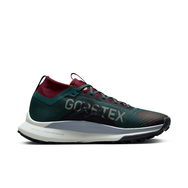 Nike React Pegasus Trail 4 GORE-TEX 'Deep Jungle Night Maroon' Angle 1