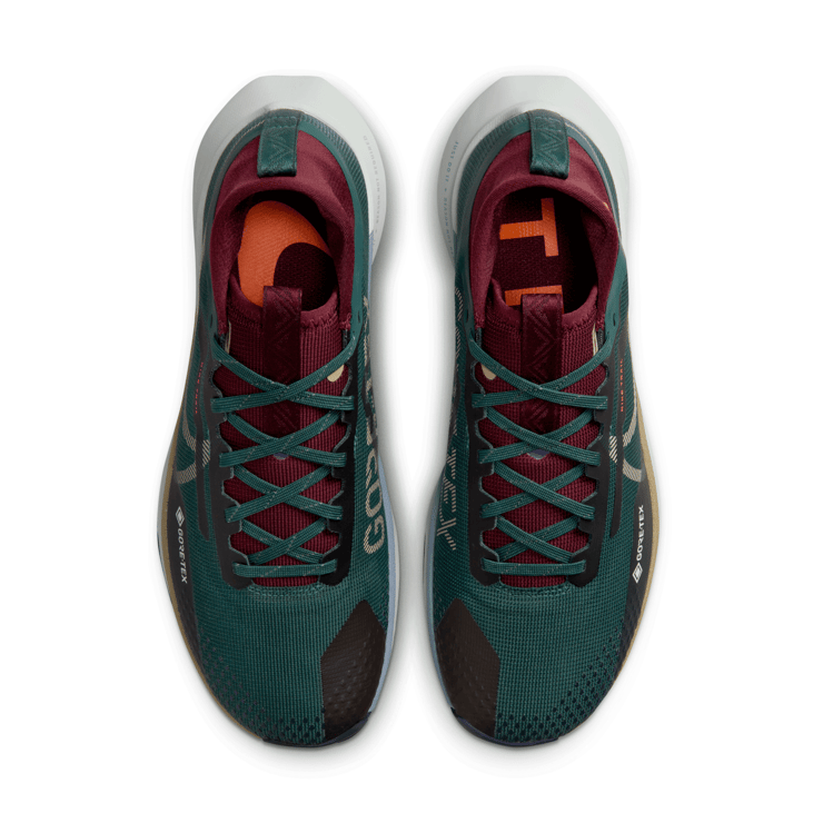 Nike React Pegasus Trail 4 GORE-TEX 'Deep Jungle Night Maroon' Angle 2
