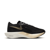 Nike ZoomX VaporFly Next% 3 'Black Metallic Gold Grain' Angle 1