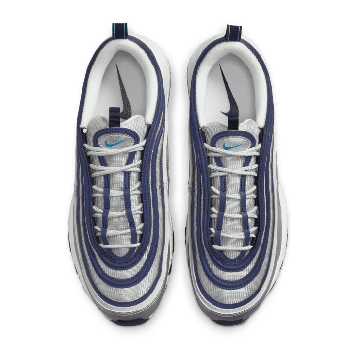 Nike Air Max 97 Metallic Silver Chlorine Blue Angle 1