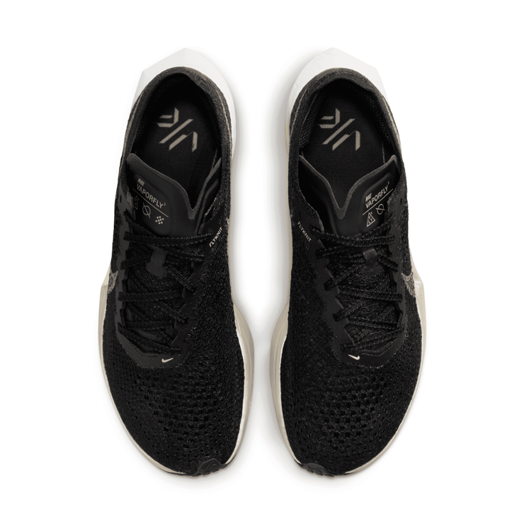 Nike ZoomX VaporFly Next% 3 'Black Metallic Gold Grain' (W) Angle 2