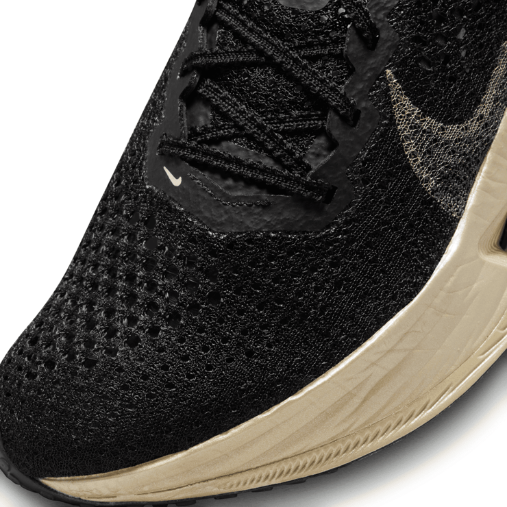 Nike ZoomX VaporFly Next% 3 'Black Metallic Gold Grain' (W) Angle 5
