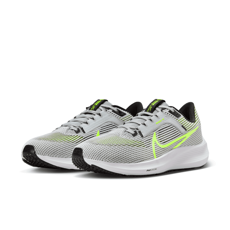 Nike Air Zoom Pegasus 40 'Wolf Grey Volt' Angle 3