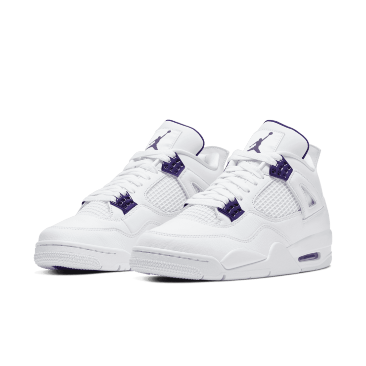 Air Jordan 4 Retro Metallic Purple Angle 2
