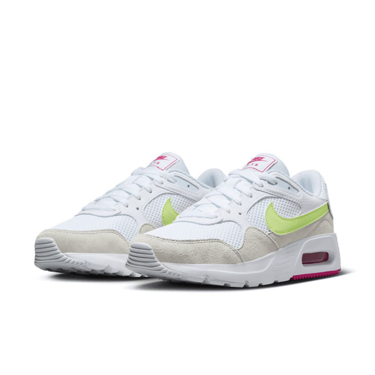 Nike Air Max SC 'White Lemon Fireberry' (W) Angle 4