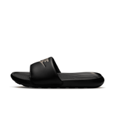 Nike Victori One Slide 'Black Metallic Gold' Angle 0