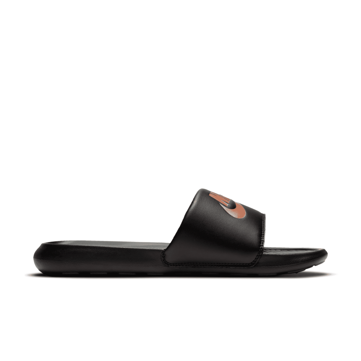 Nike Victori One Slide 'Black Metallic Red Bronze' (W) Angle 2