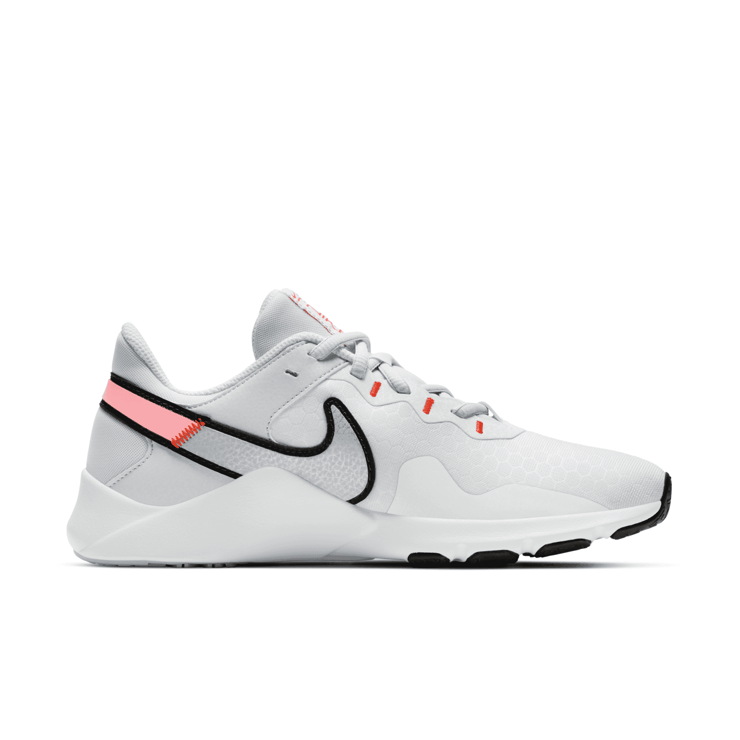Nike Legend Essential 2 'White Football Grey Crimson' (W) Angle 1