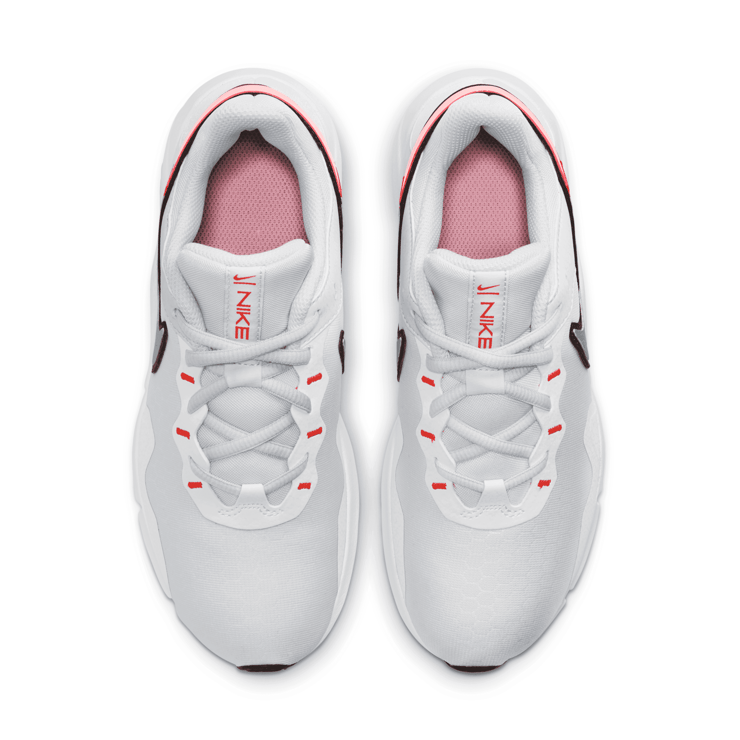 Nike Legend Essential 2 'White Football Grey Crimson' (W) Angle 2