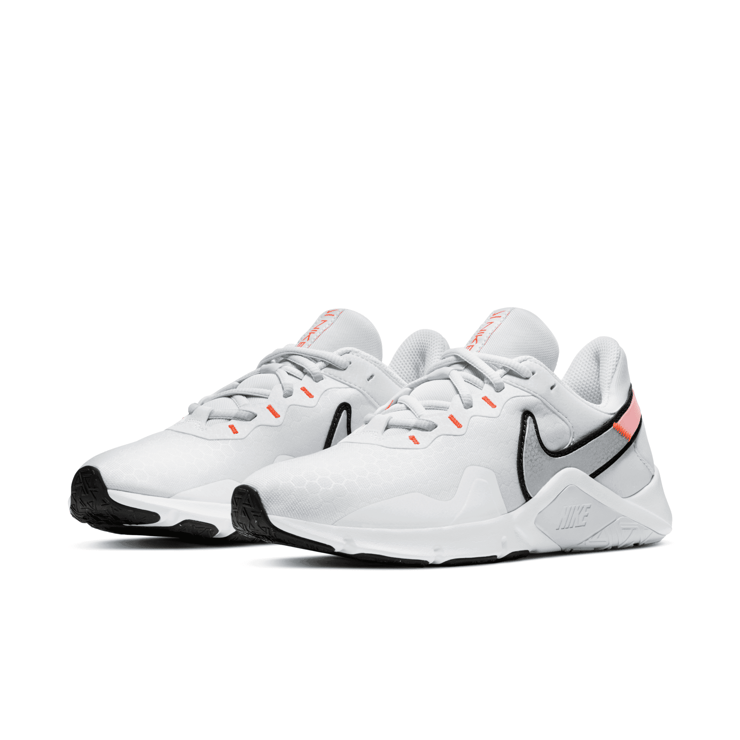 Nike Legend Essential 2 'White Football Grey Crimson' (W) Angle 3