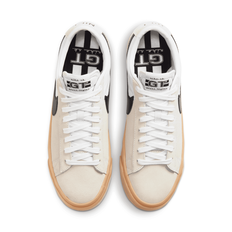 Nike SB Zoom Blazer Low Pro GT SB 'White Gum' Angle 2