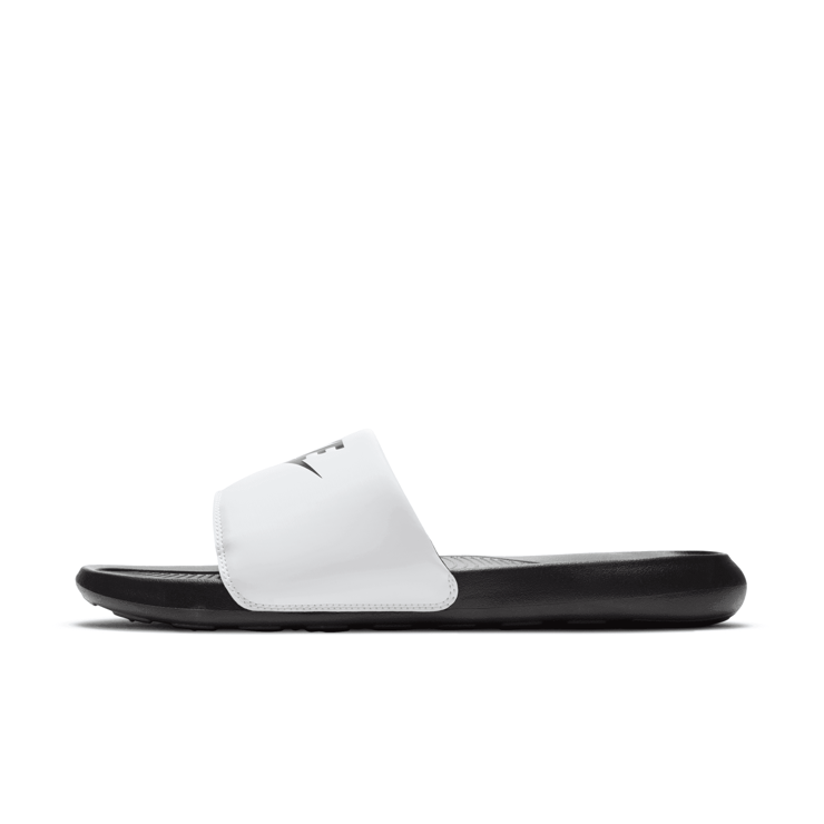 Nike Victori One Slide Mix 'White Black' Angle 0