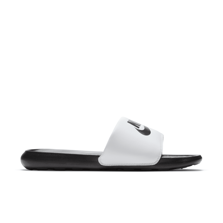 Nike Victori One Slide Mix 'White Black' Angle 2