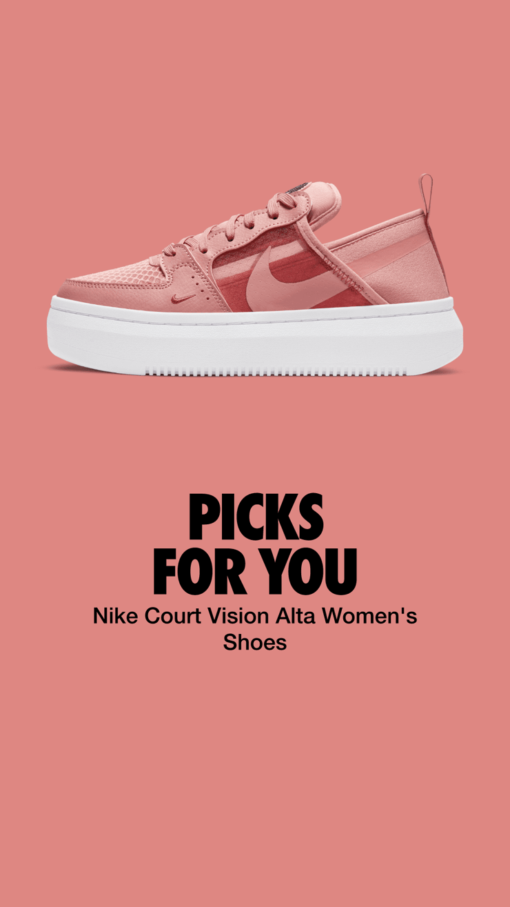 Nike Court Vision Alta TXT 'Rust Pink' (W) Angle 7