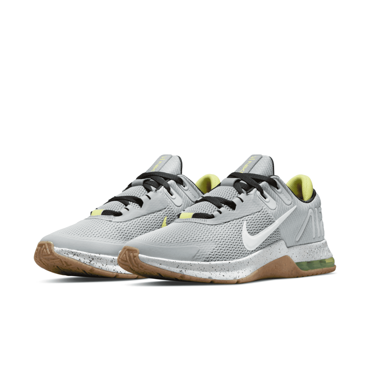 Nike Air Max Alpha Trainer 4 'Light Smoke Grey Limelight' Angle 3