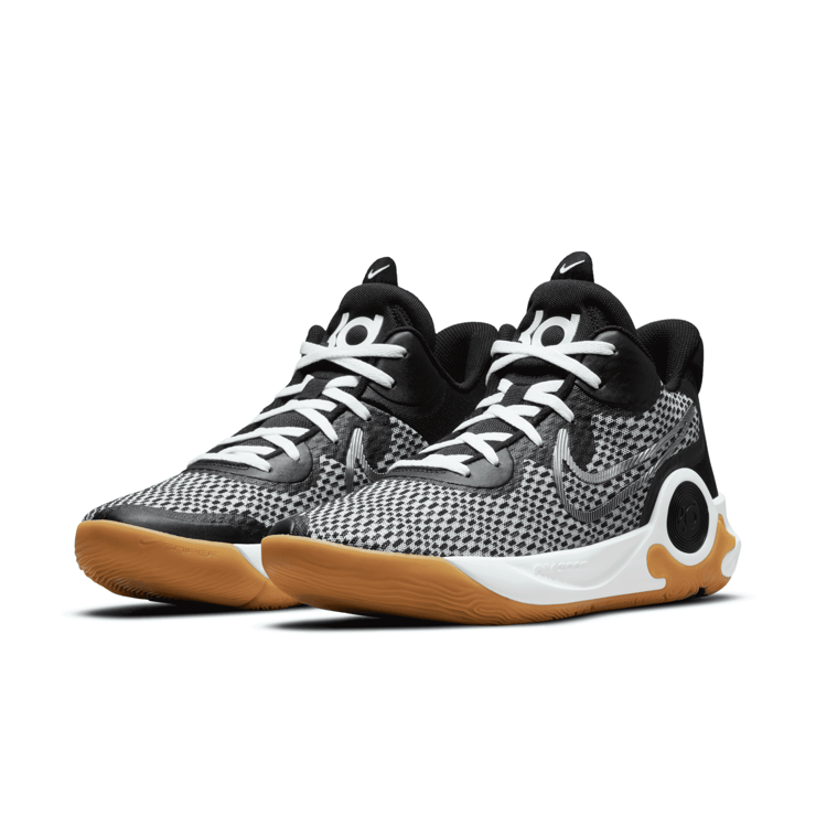 Nike KD Trey 5 IX 'Black Metallic Cool Grey' Angle 3