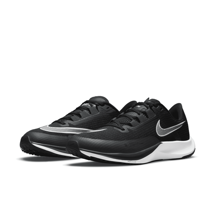 Nike Air Zoom Rival Fly 3 'Black White' Angle 3