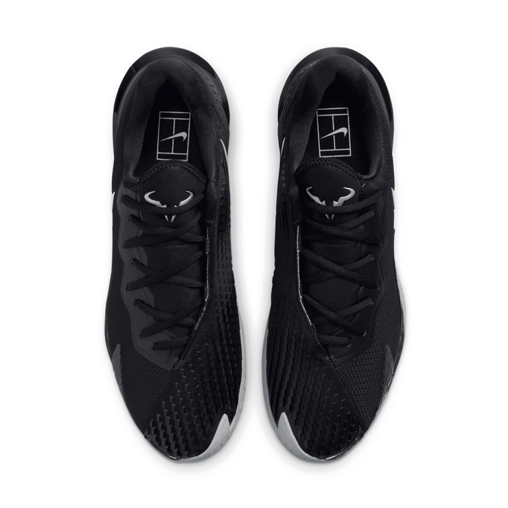 Nike Zoom Vapor Cage 4 Rafa 'Black Metallic Silver' Angle 2
