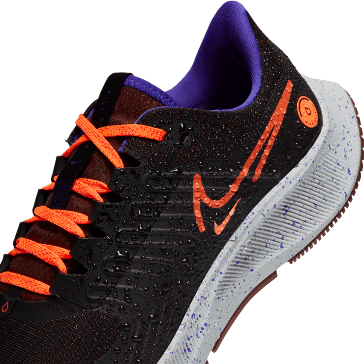 Nike Air Zoom Pegasus 38 Shield 'Black Total Orange' Angle 8