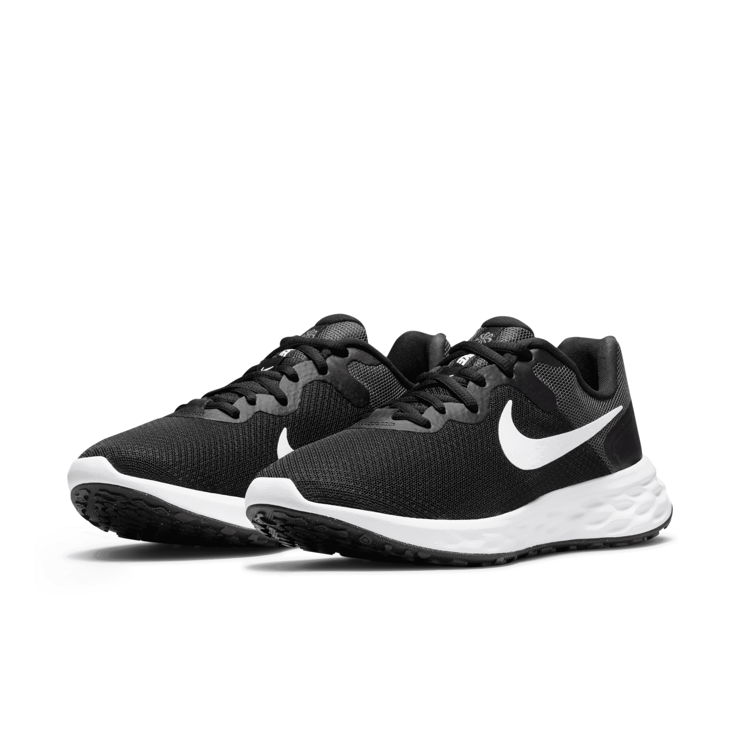 Nike Revolution 6 Next Nature 'Black White' (W) Angle 3