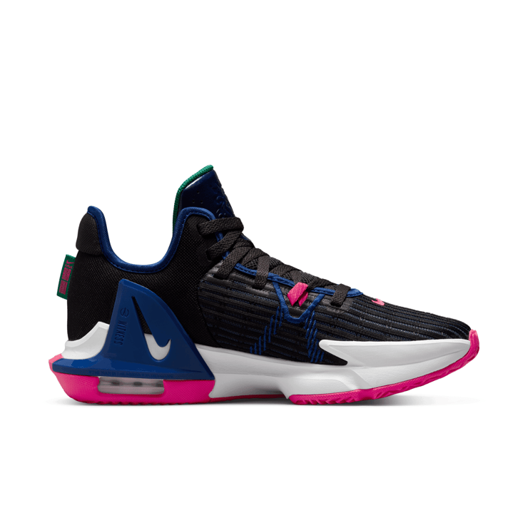 Nike LeBron Witness 6 'Black Deep Royal Blue' Angle 1