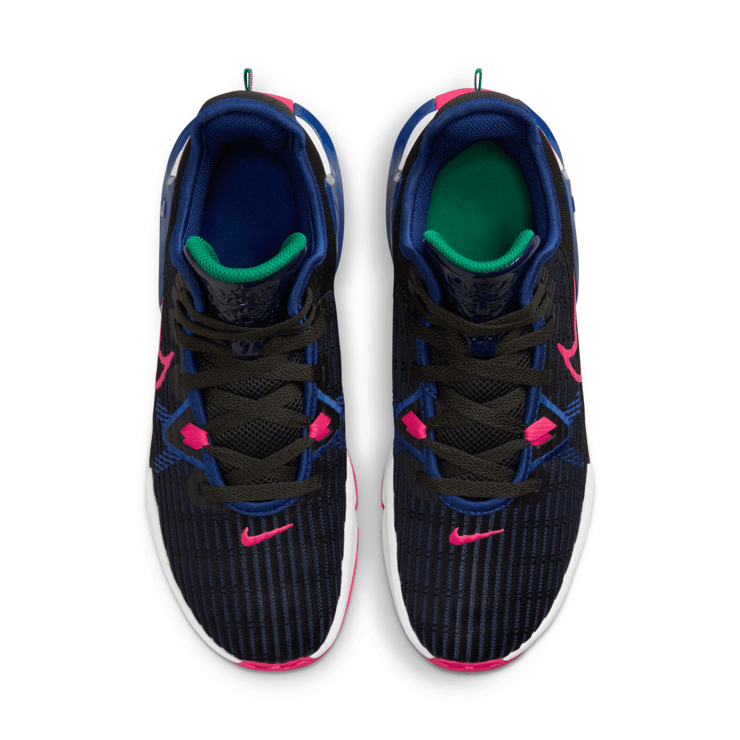 Nike LeBron Witness 6 'Black Deep Royal Blue' Angle 2