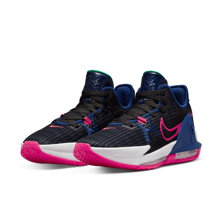 Nike LeBron Witness 6 'Black Deep Royal Blue' Angle 3